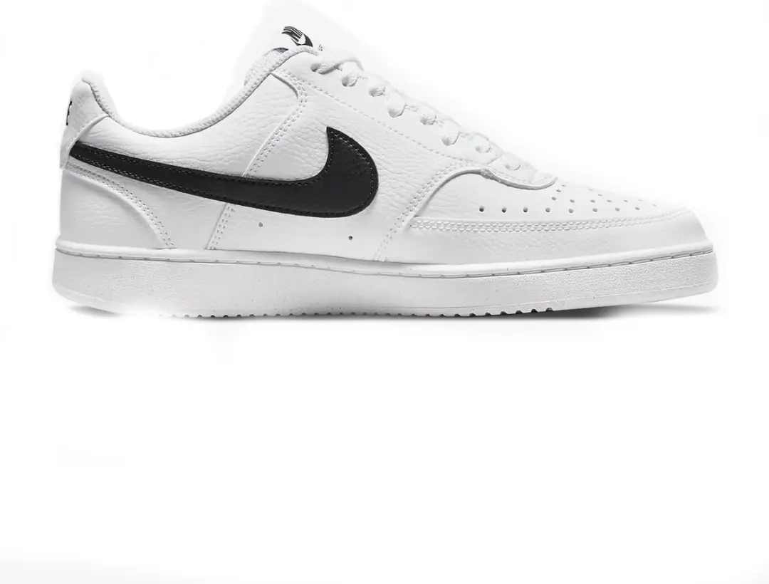 Nike Court Vision Low Next Nature Dames Sneakers - Wit/Zwart