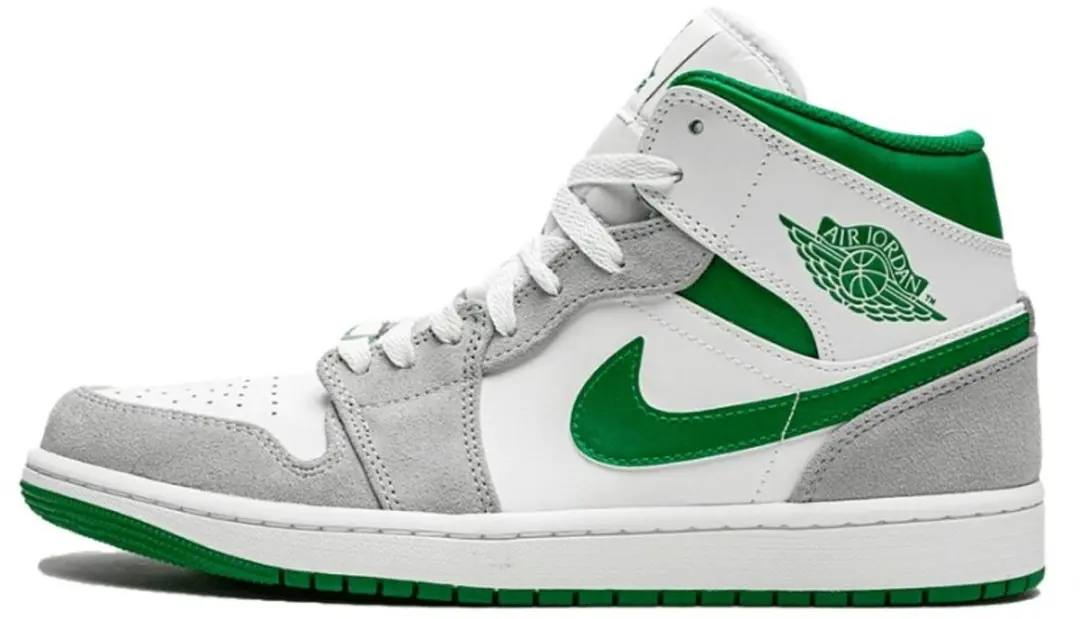 Air Jordan 1 Mid 'Grey Green'