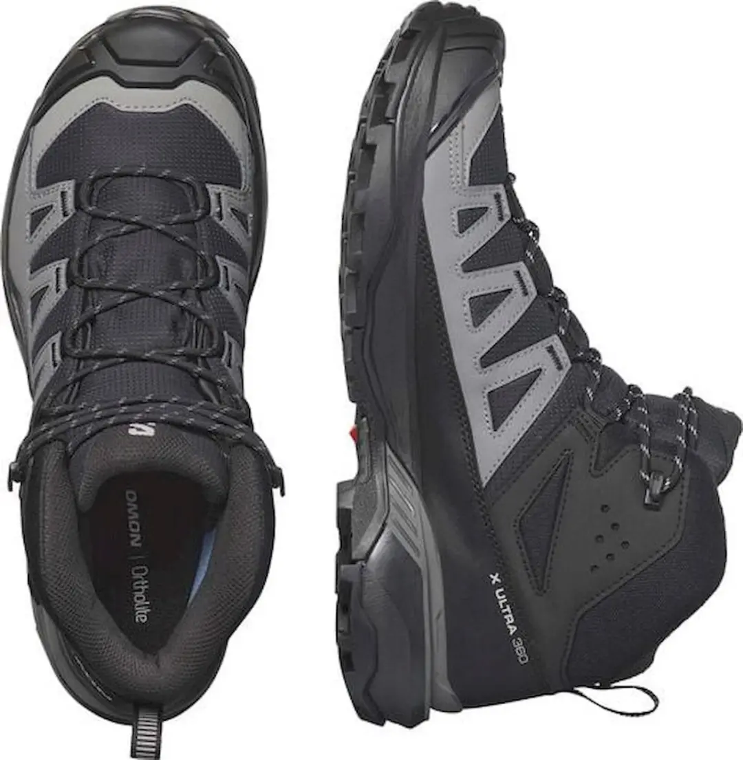 Salomon X Ultra 360 Mid GTX Wandelschoen - 42 2/3 - Zwart-Rood