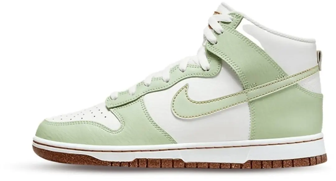 Nike Dunk High SE Honeydew Inspected By Swoosh