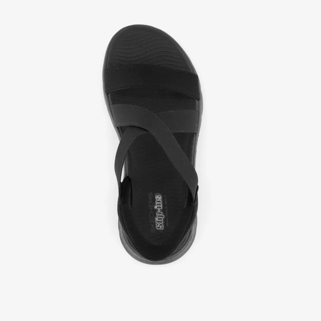 Skechers GO WALK Flex Slip-ins Dames Sandalen - Zwart 37