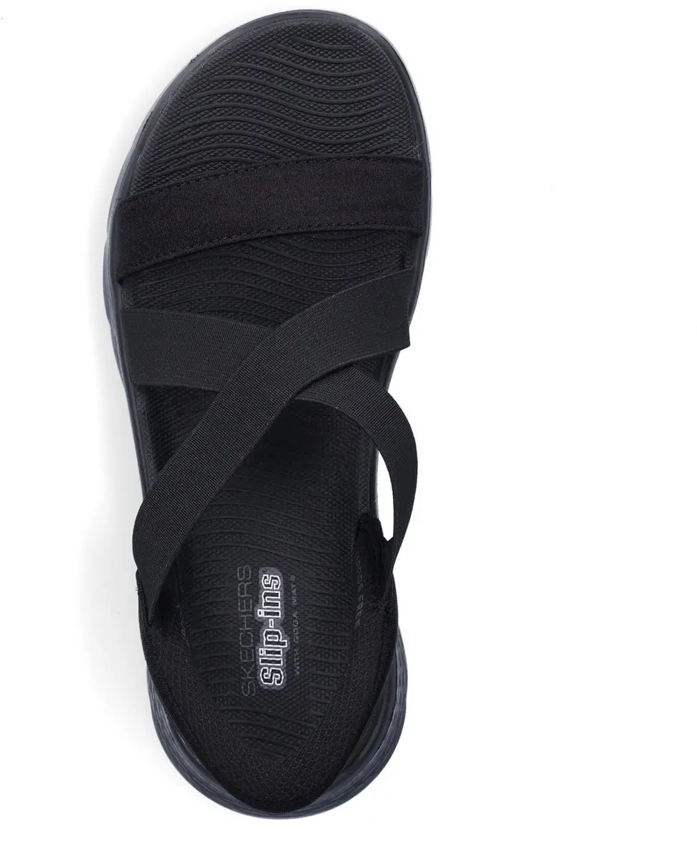 Skechers GO WALK Flex Slip-ins Dames Sandalen - Zwart 37