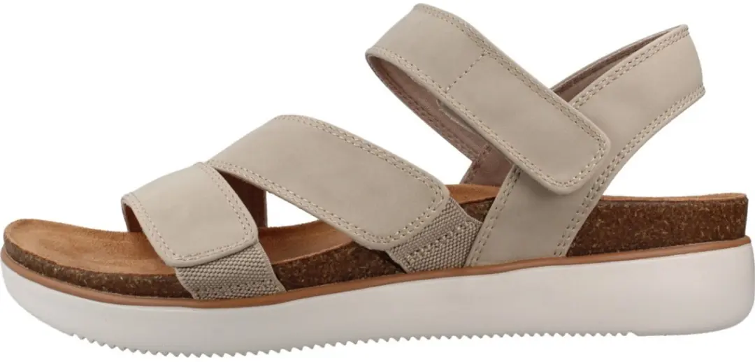 Skechers Lifted Comfort Dames Sandaal - Taupe - afbeelding 3 van 6