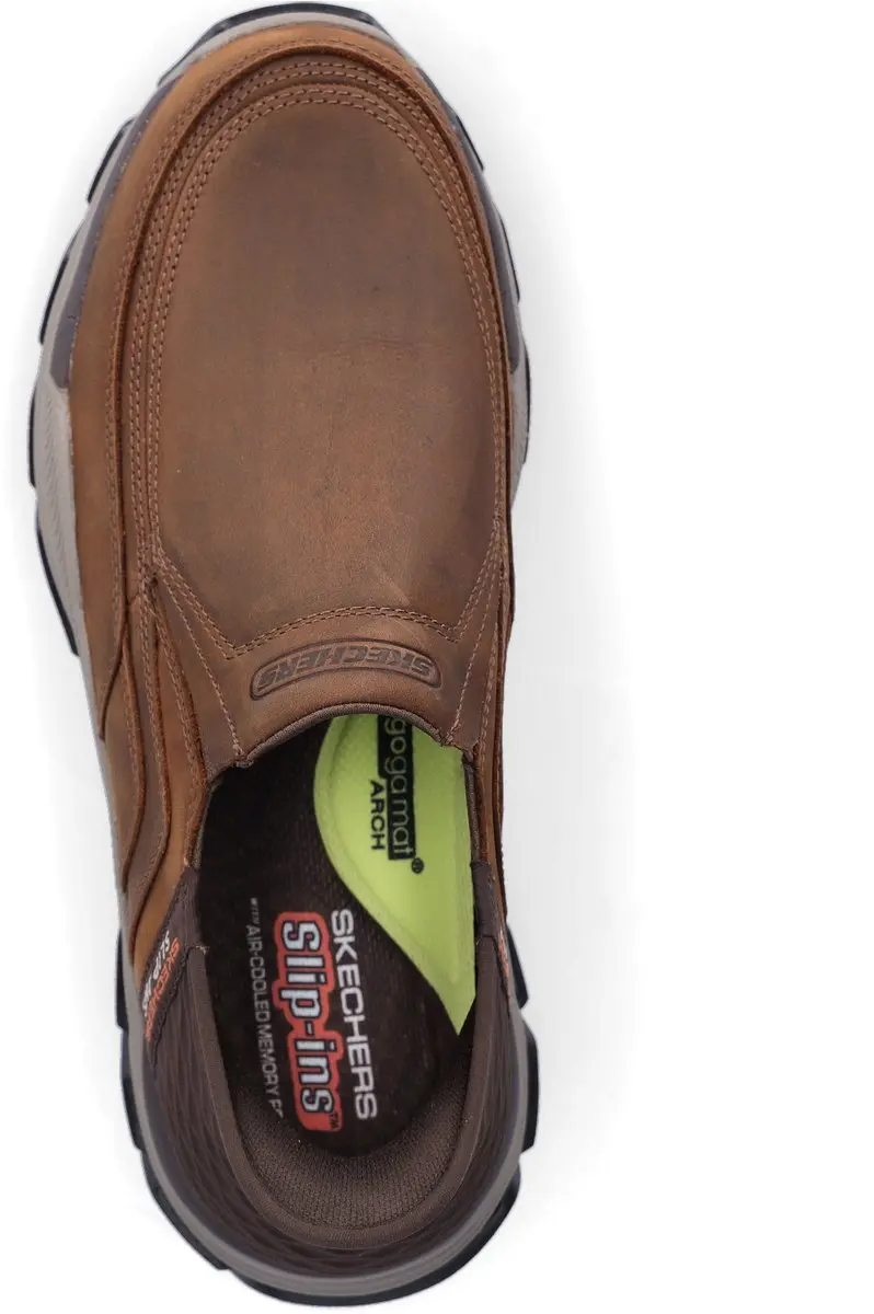 Skechers Slip-ins Respected Elgin Heren Slip-on - Bruin - afbeelding 5 van 6