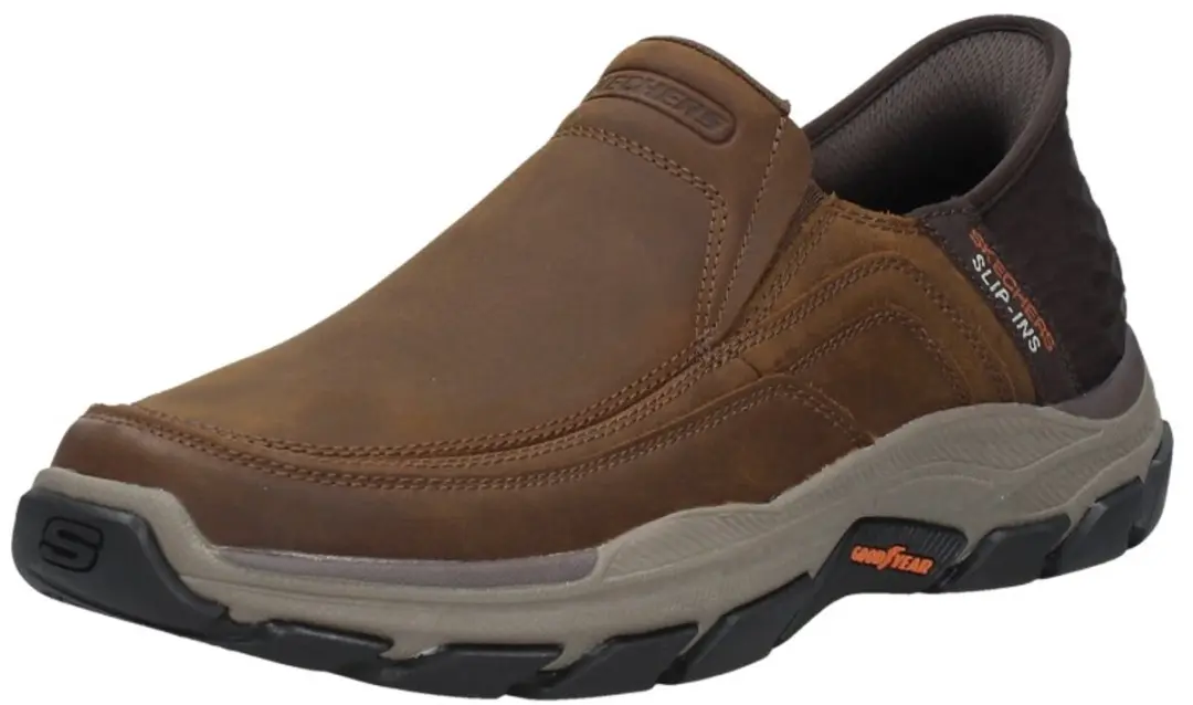 Skechers Slip-ins Respected Elgin Heren Slip-on - Bruin - afbeelding 4 van 6