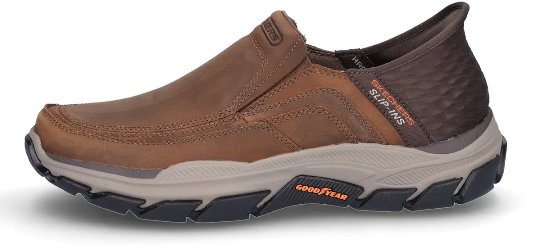 Skechers Slip-ins Respected Elgin Heren Slip-on - Bruin - afbeelding 3 van 6