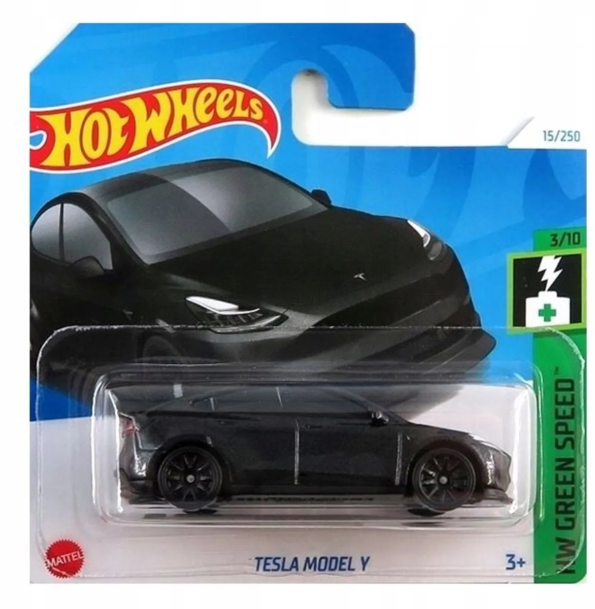 Hot Wheels Tesla Model Y HTC93 1:64 - Groen - afbeelding 5 van 5