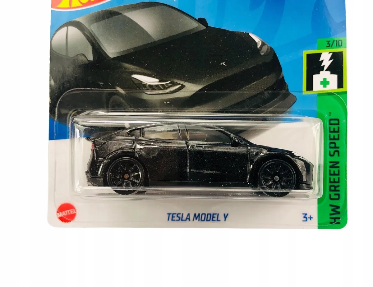 Hot Wheels Tesla Model Y HTC93 1:64 - Groen - afbeelding 2 van 5