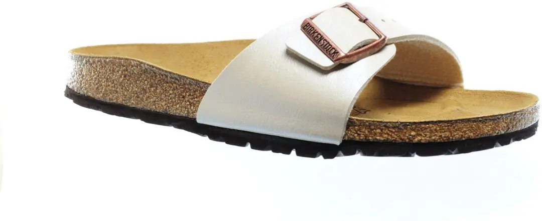 Birkenstock Madrid Slides - Maat 37 Pearl White - afbeelding 3 van 6