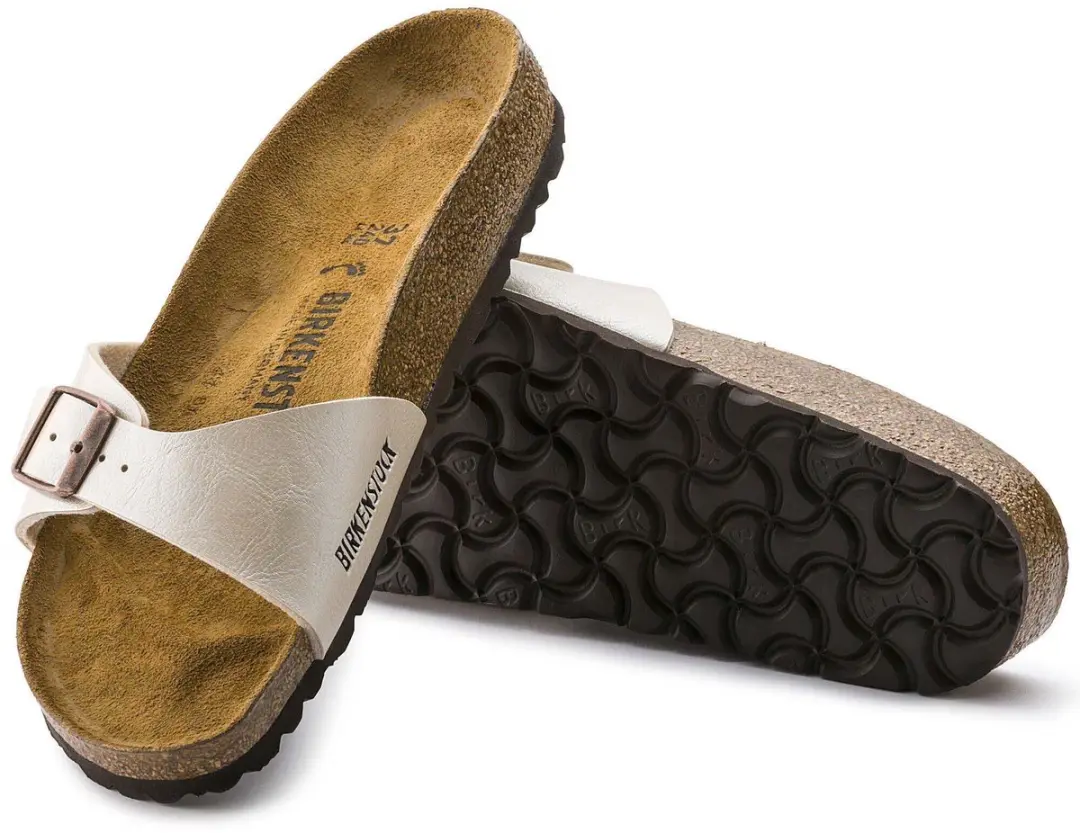 Birkenstock Madrid Slides - Maat 37 Pearl White - afbeelding 5 van 6