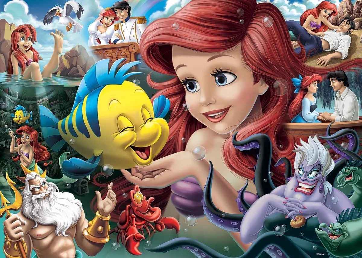 Ravensburger Disney De kleine zeemeermin Collectors Edition Puzzel 1000 Stuks