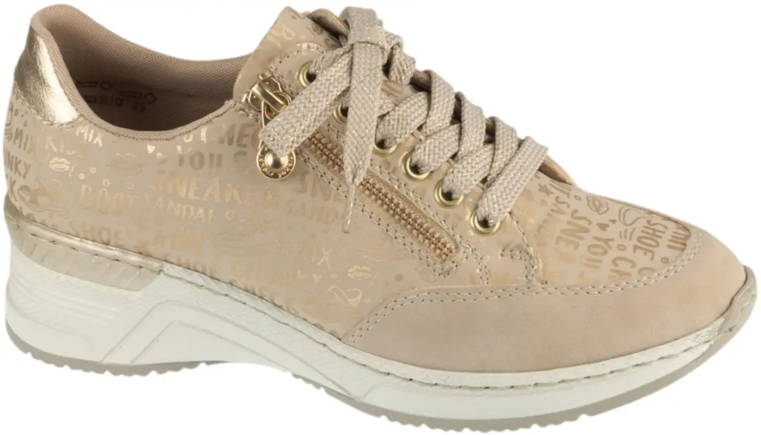 Rieker Sneakers, Vrouwen, Beige, Sneakers, maat: 39