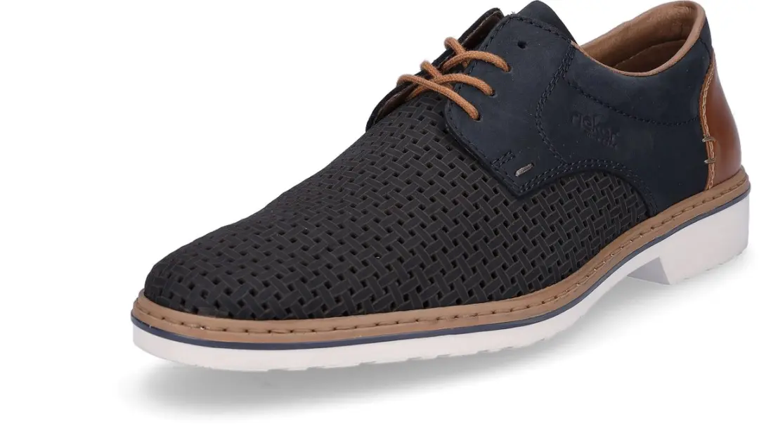Rieker heren veterschoen blauw