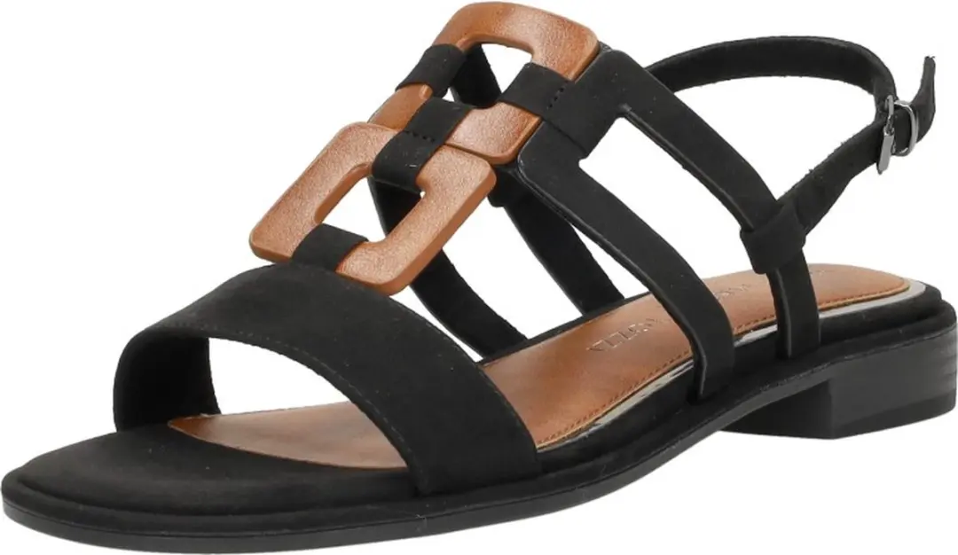 Marco Tozzi Sandalen Plat Sandalen Plat - Zwart - Maat 39 - afbeelding 3 van 6