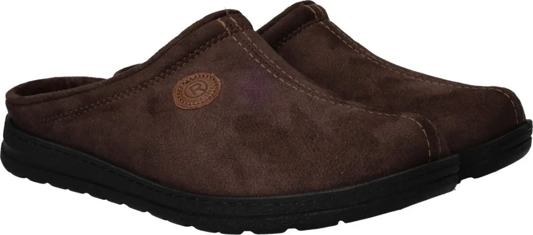 Rohde Heren Pantoffels 7144 72 - Maat 41 - Donkerbruin