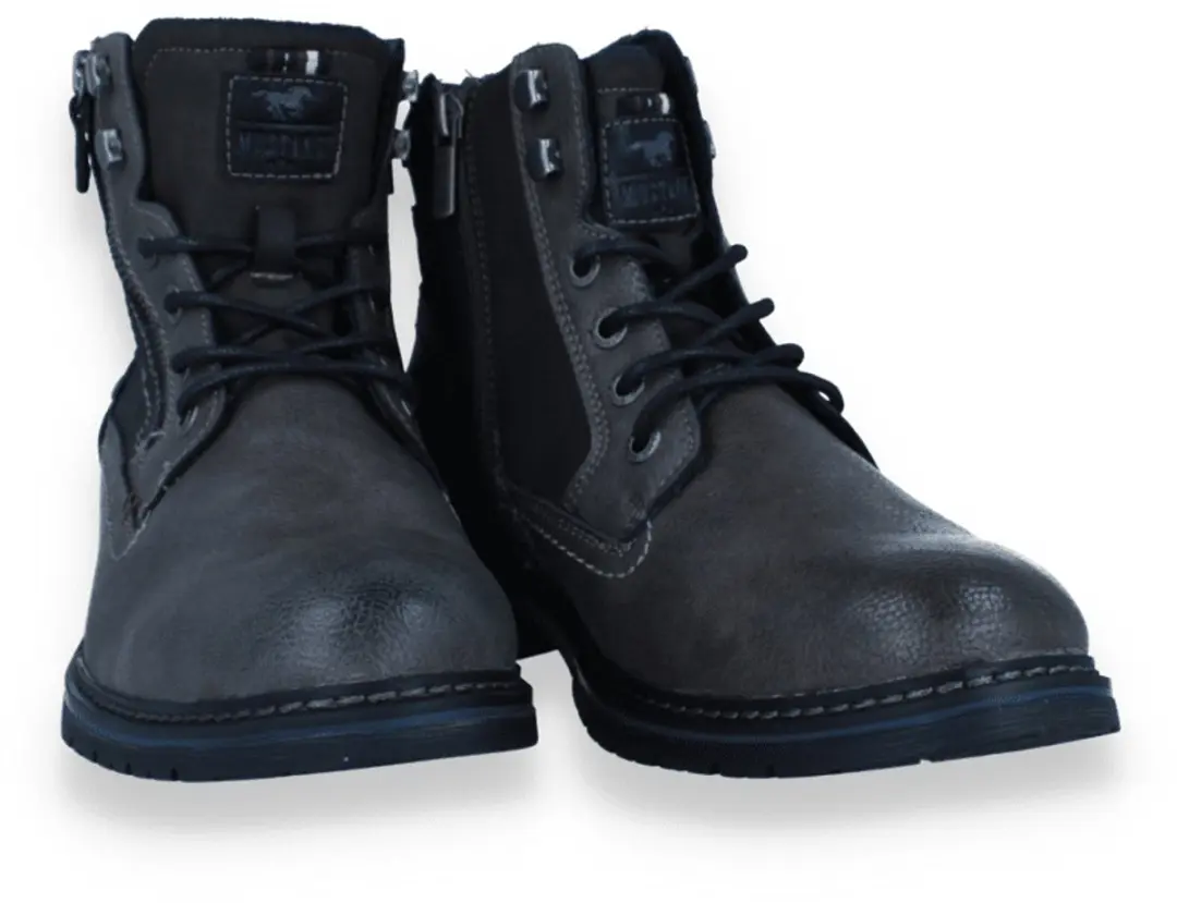 Mustang herenlaars Tex grijs