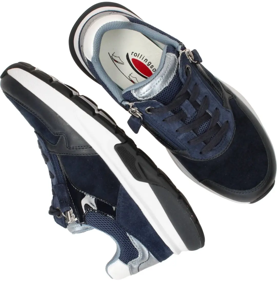Gabor Rollingsoft Sneakers 86.847.66 - Dames - Blauw - afbeelding 4 van 6