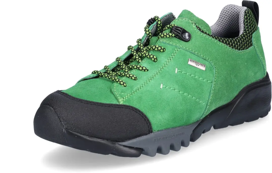 Waldläufer dames leren veterschoen Amiata groen 5.5