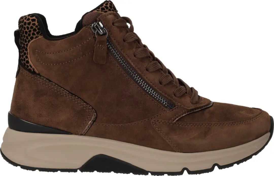 Gabor Rollingsoft Veterboots - Cognac Suede - 41.5 - afbeelding 6 van 6