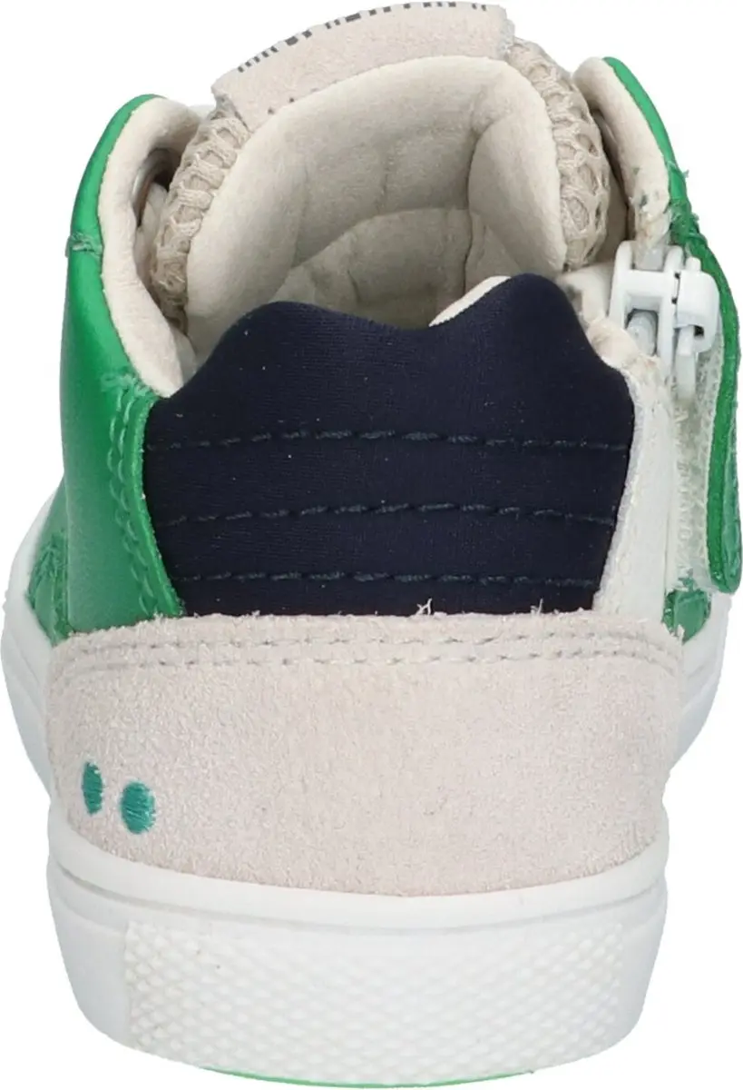 BunniesJR 224303-565 Jongens Lage Sneakers - 22 - Groen/Grijs/Wit - afbeelding 6 van 6