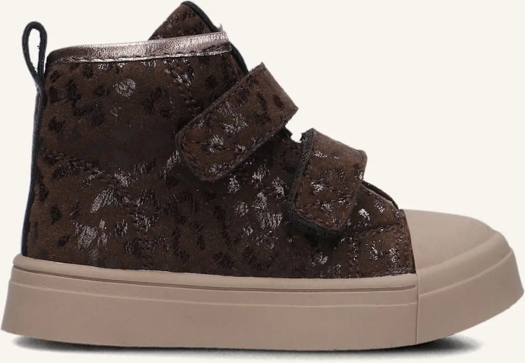 Shoesme Donkerbruine Klittenbandboot