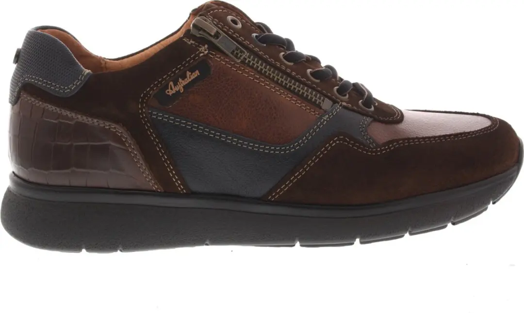 Heren Sneakers Australian Dakota Width H Cognac