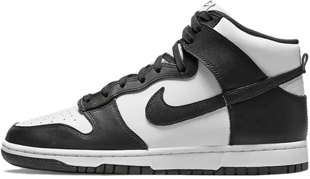 Nike Dunk Hi Retro Panda, White/Black-University Red, DD1399 103, EUR 45