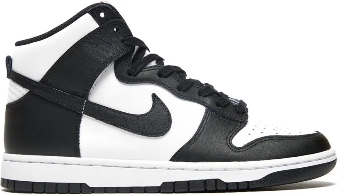 Nike Dunk Hi Retro Panda White/Black-University Red