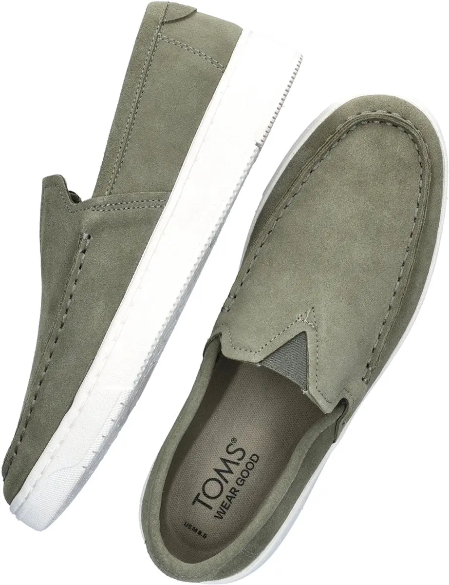 TOMS TRVL Lite Loafers - Vetiver Grijs Suède - Maat 46