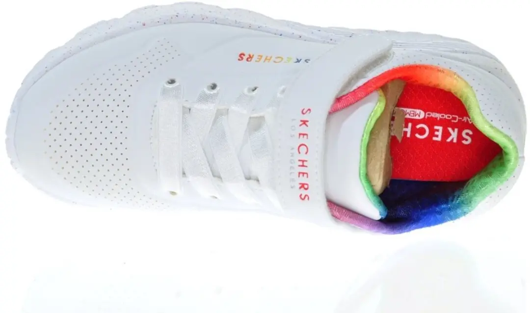 Skechers Uno Lite-Rainbow Meisjes Sneakers - Maat 31 - afbeelding 4 van 6