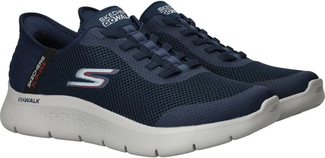 Skechers Slip-ins Go Walk Flex Hands Up Heren Instappers Navy