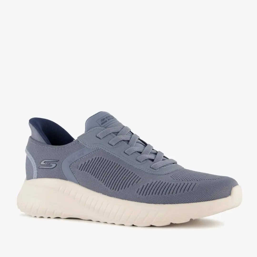 Skechers Bobs Squad heren sneakers blauw