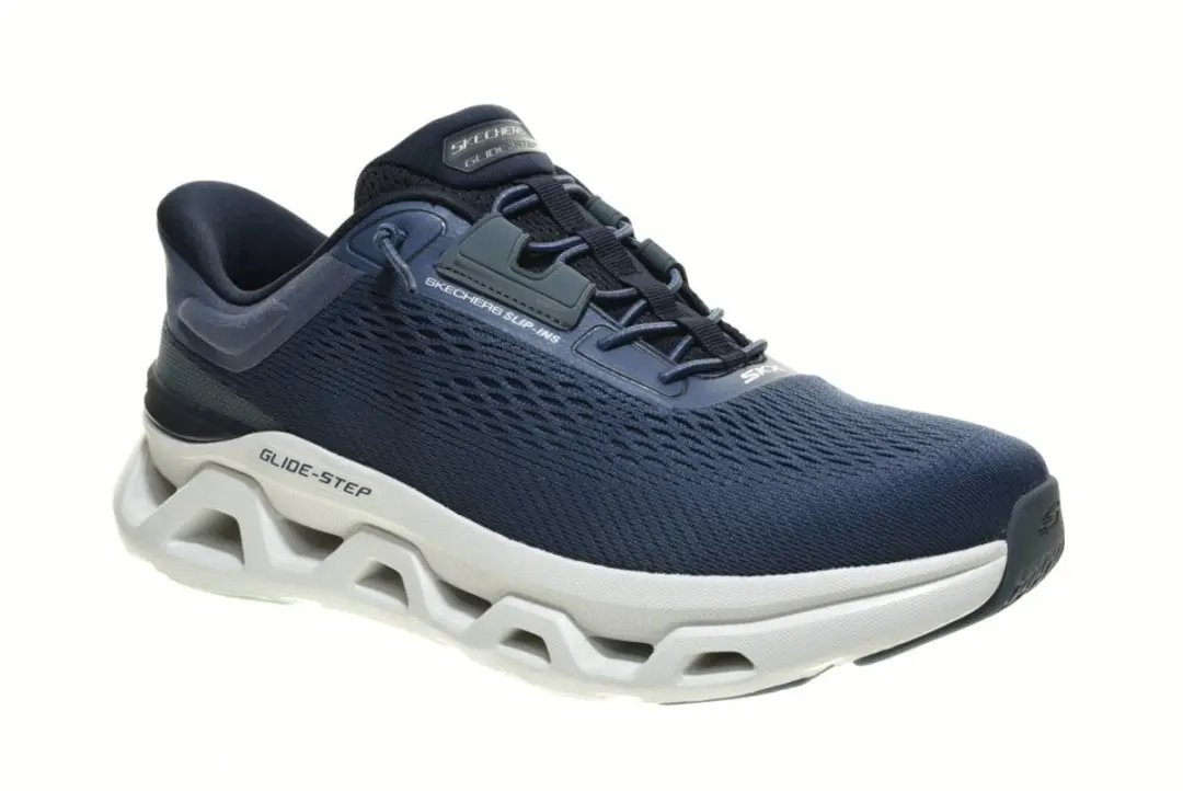 Skechers Glide-Step Altus Korvus Heren Instappers - Navy - afbeelding 3 van 6