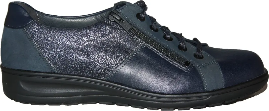 Solidus Heaven 27001-40448 Dames Veterschoenen - 42 - Taupe Metallic