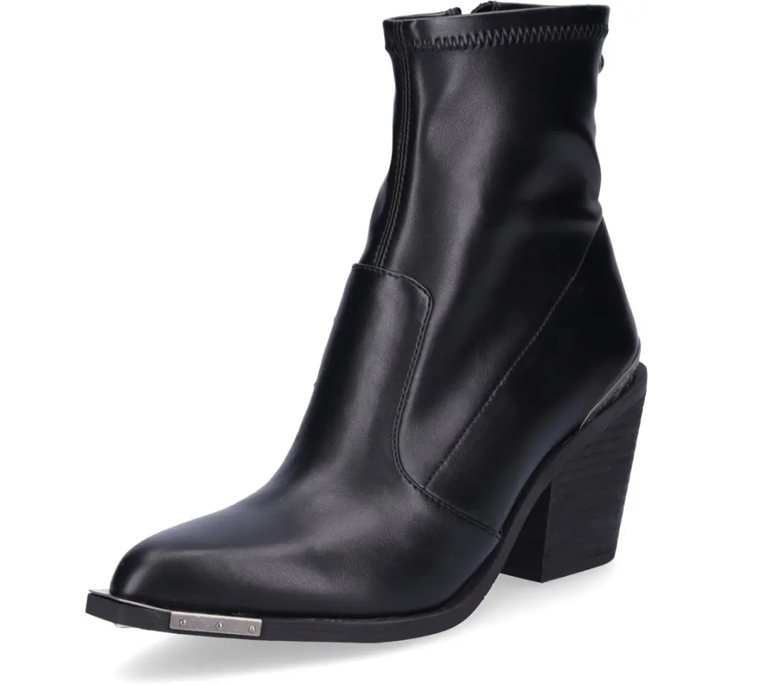 Buffalo dames enkellaars West Boot Lo zwart