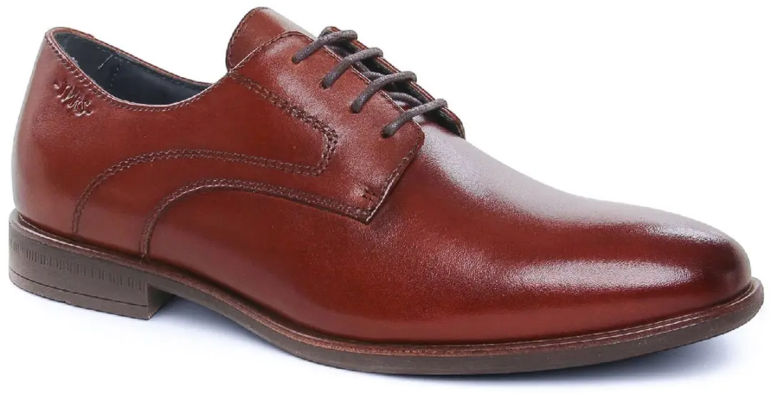 Tamaris Heren Veterschoenen 46 - Cognac - afbeelding 2 van 6