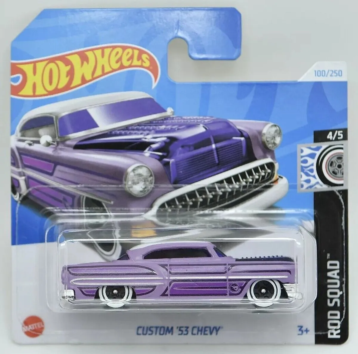 Hot Wheels Custom '53 Chevy Purple HW Rod Squad 21A