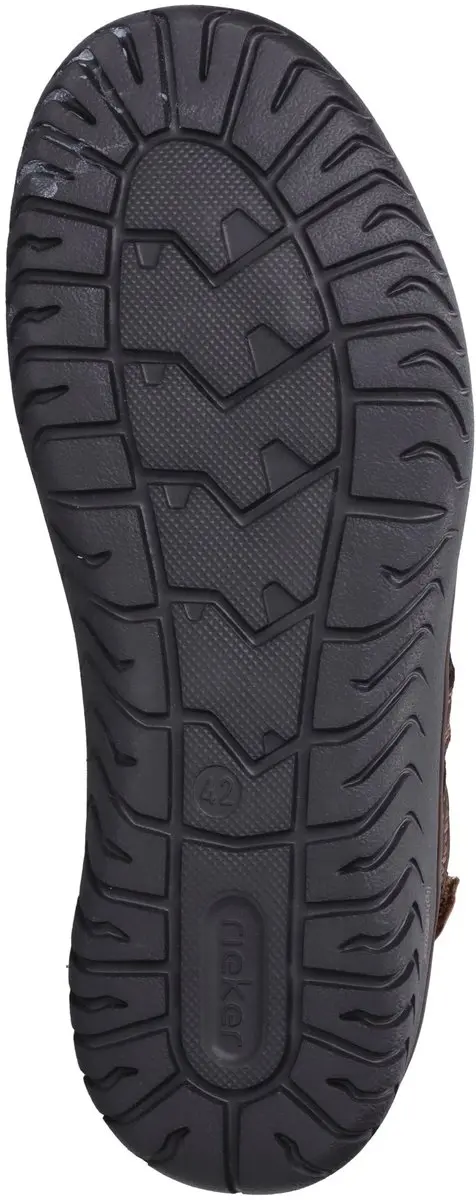 Rieker Heren Sandalen 26450-26 - Maat 45 - Donkerbruin