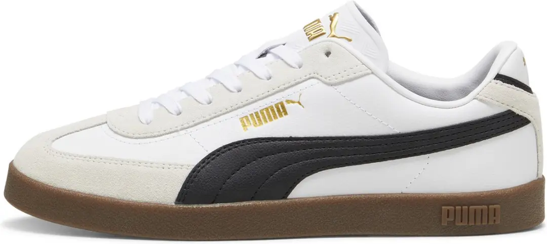 PUMA Club II Era Unisex Sneakers - Wit/Zwart/Grijs