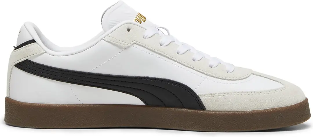 PUMA Club II Era Unisex Sneakers - Wit/Zwart/Grijs