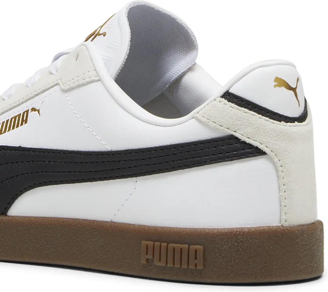 PUMA Club II Era Unisex Sneakers - Wit/Zwart/Grijs