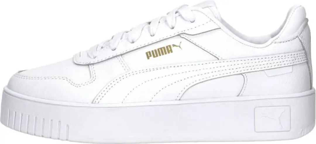 PUMA Carina Street Sneakers - Wit/Goud - afbeelding 2 van 6