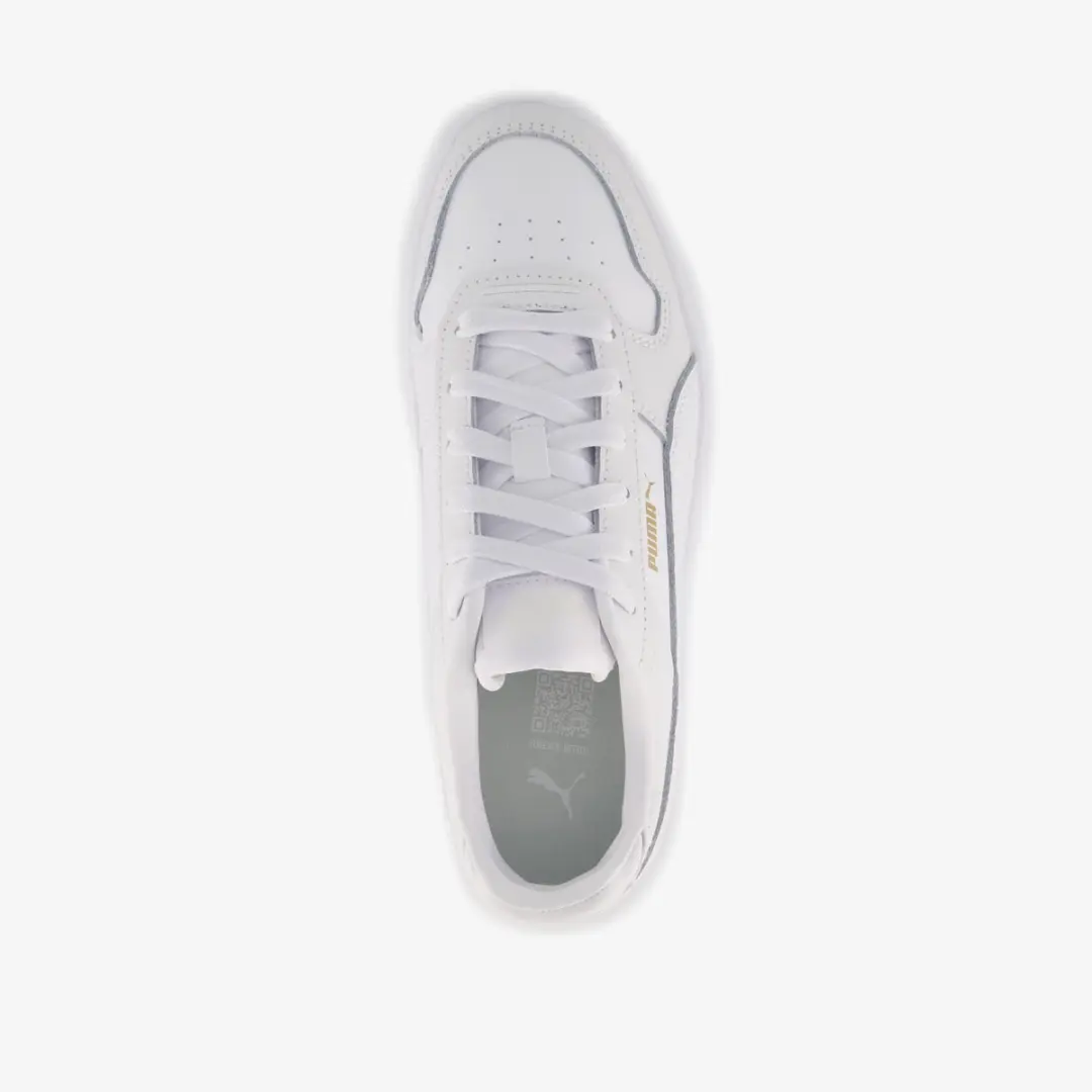 PUMA Carina Street Sneakers - Wit/Goud - afbeelding 5 van 6