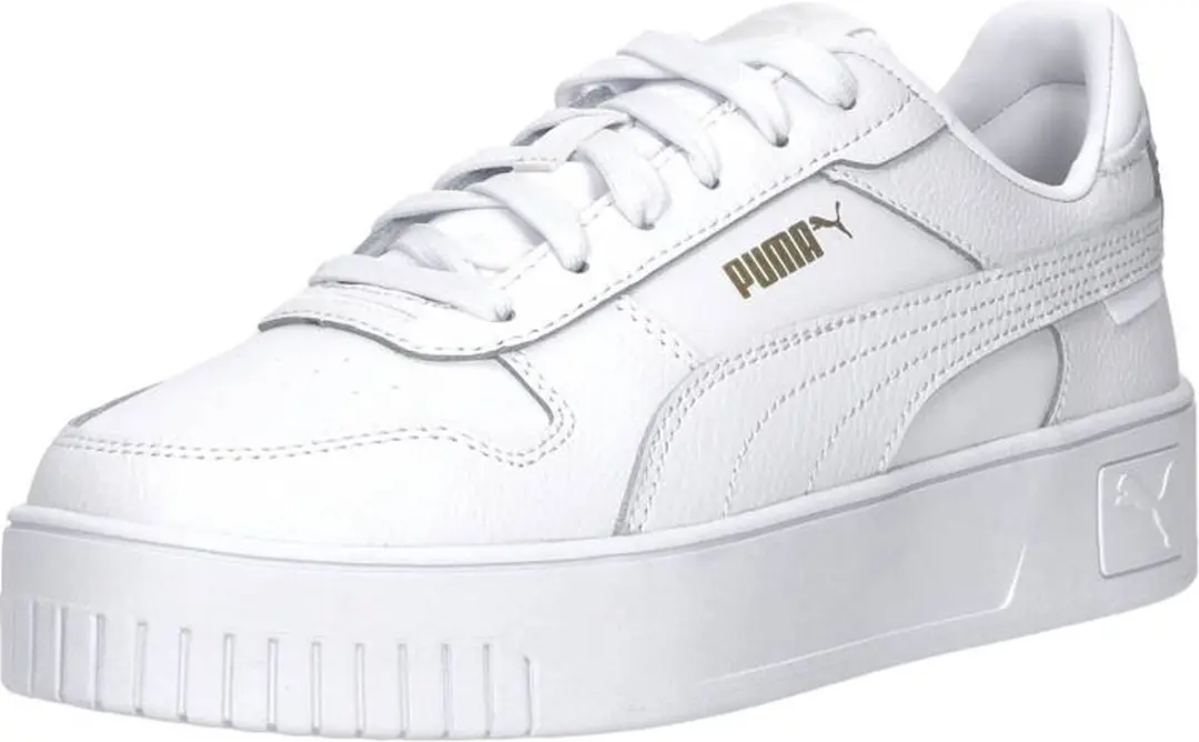 PUMA Carina Street Sneakers - Wit/Goud - afbeelding 4 van 6