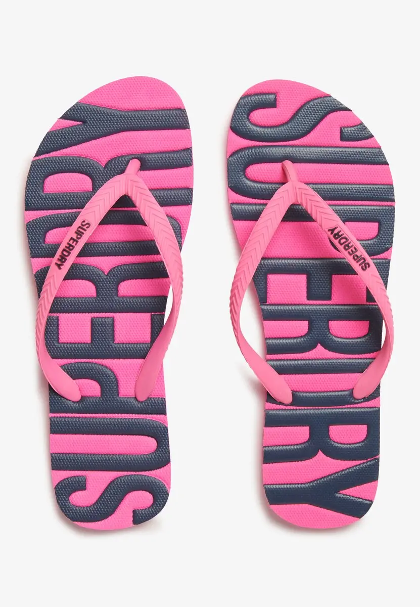 Superdry Vintage Vegan Teenslipper WF310197A - 36/37 - Fluro pink - afbeelding 4 van 6