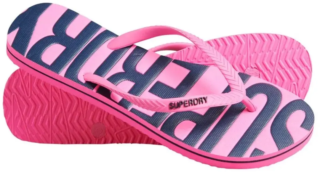Superdry Vintage Vegan Teenslipper WF310197A - 36/37 - Fluro pink - afbeelding 6 van 6