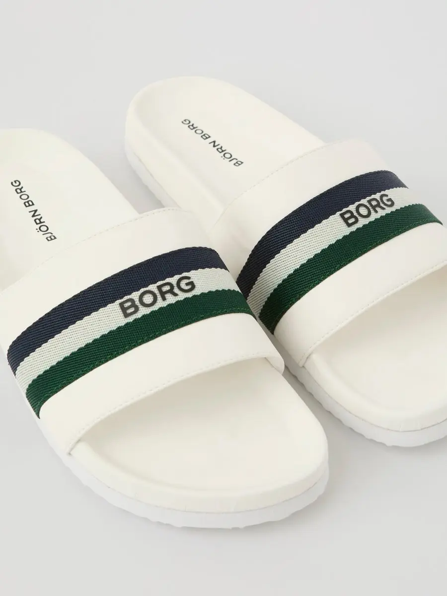 Björn Borg Heritage Badslipper Heren Met Strepen