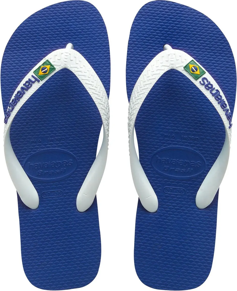 Havaianas Brasil Logo Teenslipper 43/44 - Blauw - afbeelding 3 van 6
