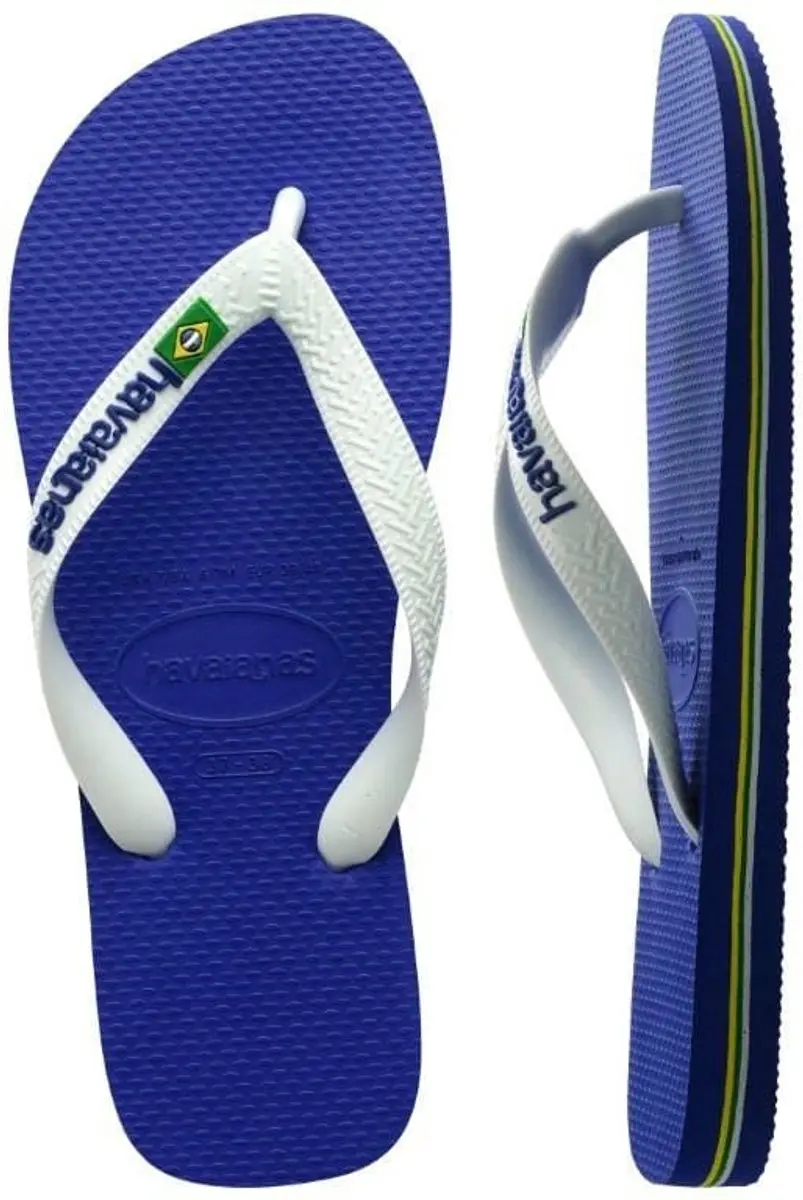 Havaianas Brasil Logo Teenslipper 43/44 - Blauw - afbeelding 6 van 6