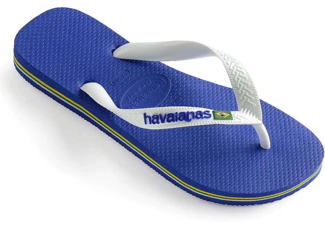 Havaianas Brasil Logo Teenslipper 43/44 - Blauw - afbeelding 5 van 6